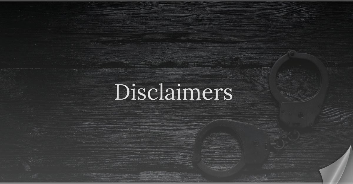Disclaimers